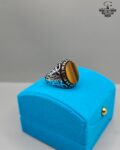 Silver Ring WithTiger Eye stone